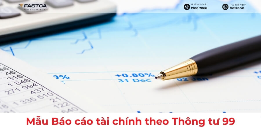mẫu báo cáo tài chính theo thông tư 99