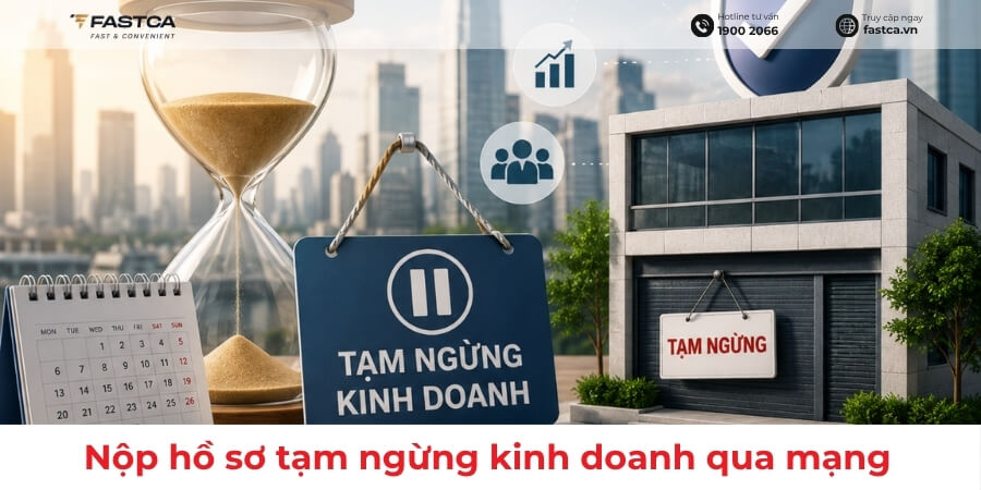 nộp hồ sơ tạm ngừng kinh doanh qua mạng