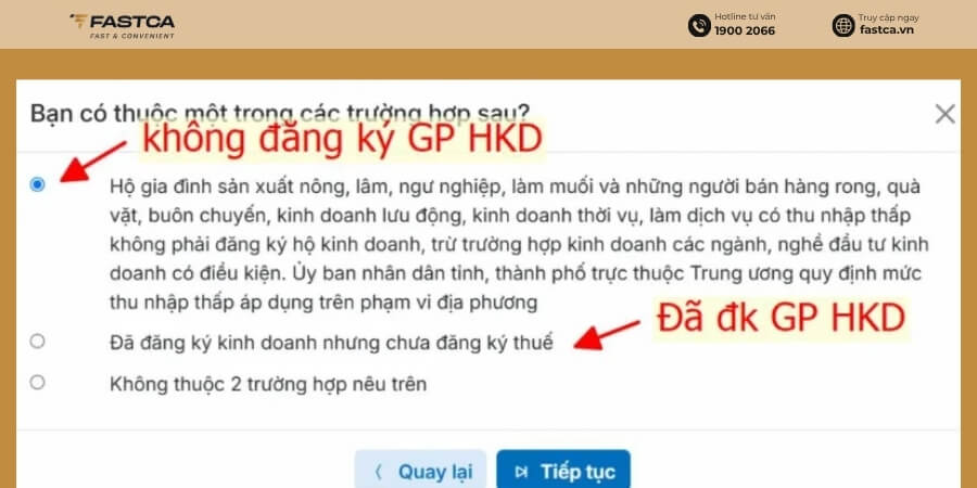 nộp tờ khai 03-đk-tct trên dịch vụ công - bước 3