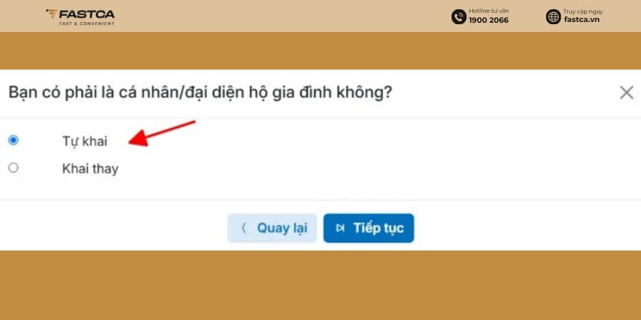 nộp tờ khai 03-đk-tct trên dịch vụ công - bước 5