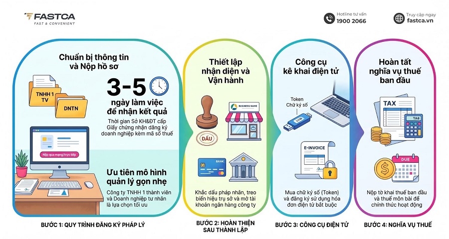 thủ tục thành lập doanh nghiệp siêu nhỏ
