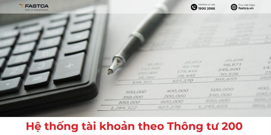 hệ thống tài khoản theo thông tư 200