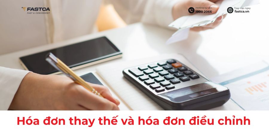 hóa đơn thay thế và hóa đơn điều chỉnh