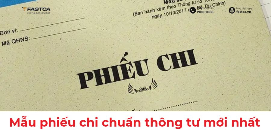 mẫu phiếu chi