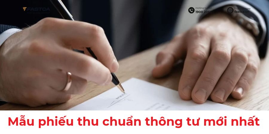 mẫu phiếu thu