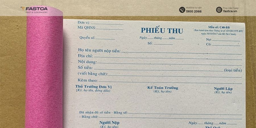 phiếu thu là gì