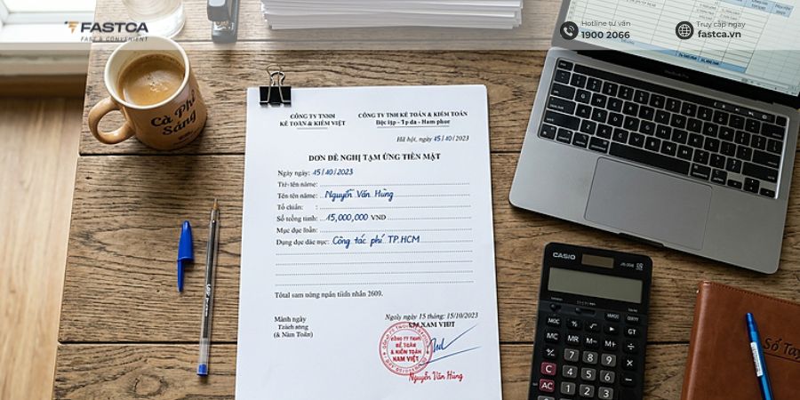 tổng quan về giấy đề nghị tạm ứng