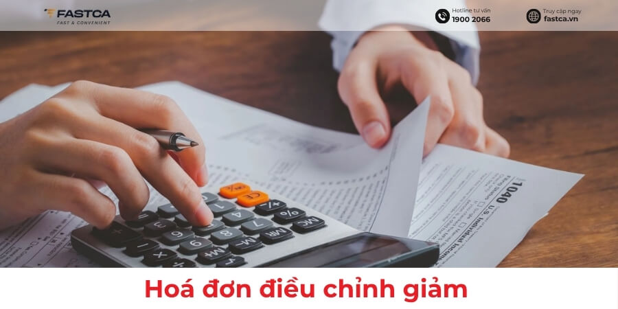 hoá đơn điều chỉnh giảm
