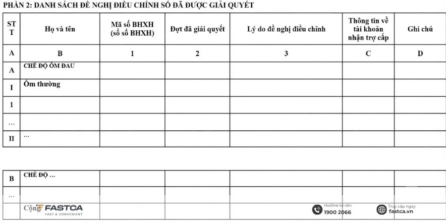 Hướng dẫn điền mẫu 01B-HSB điện tử - Phần 2