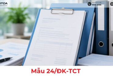 Tải mẫu 24/ĐK-TCT mới nhất theo Thông tư 90/2026