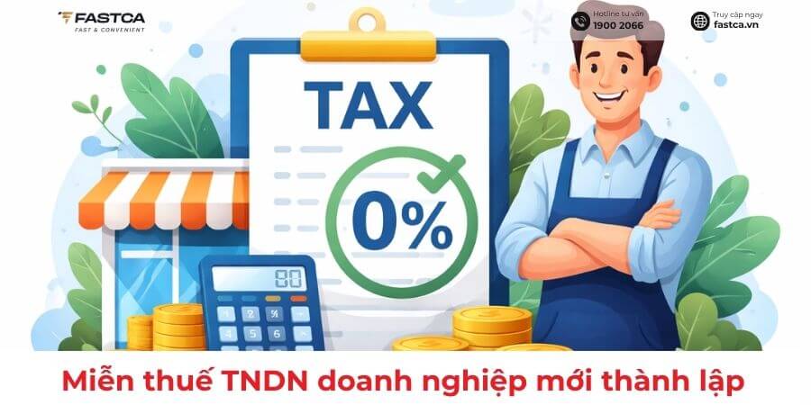 Công văn 7968/TNI-QLDN3 hướng dẫn miễn thuế TNDN doanh nghiệp mới thành lập như thế nào?