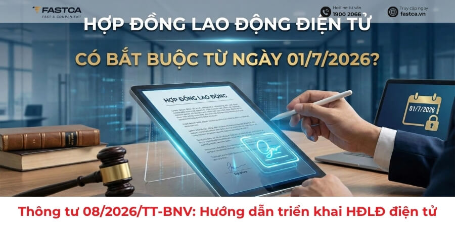 Thông tư 08/2026/TT-BNV: Hướng dẫn triển khai hợp đồng lao động điện tử
